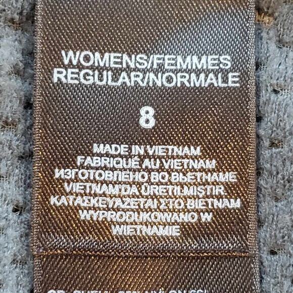 The North Face Cargo Hiking Pants Women's Size 8 Khaki Nylon Stretch Straight - Picture 13 of 14